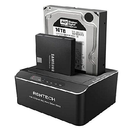 並行輸入 RSH-DS01 ハードドライブドック アルミニウム USB 3.0 - SATA デュア...