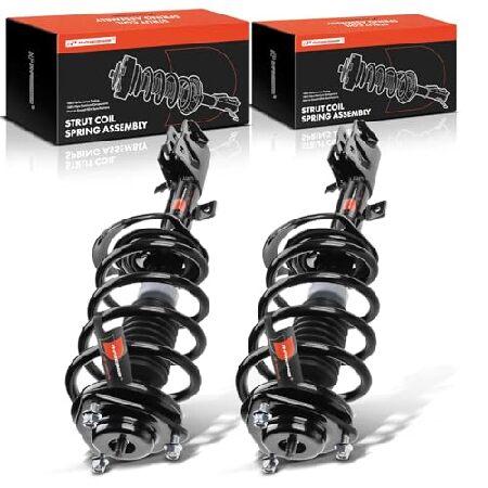 並行輸入 A-Premium フロントペア (2) コンプリートショックストラット＆コイルスプリング...