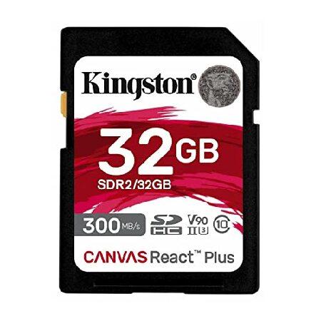 並行輸入 キングストン SDXCカード 32GB 最大300MB/s UHS-II V90 4K 8...