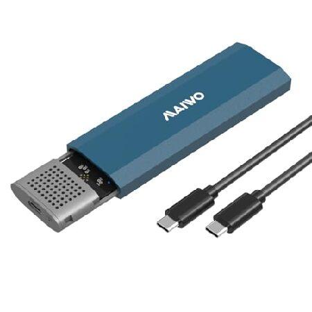 並行輸入 MAIWO M.2 NVMe SSDエンクロージャアダプター USB-C 3.1 Gen ...