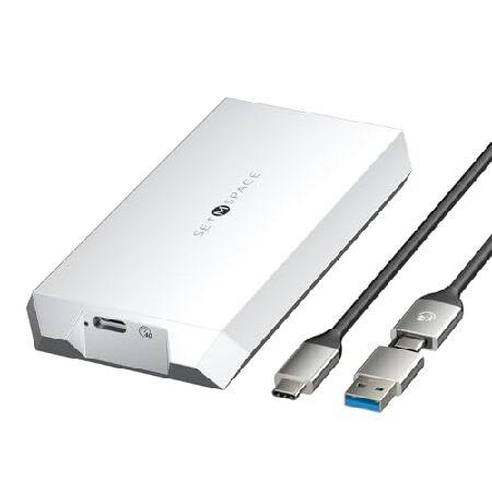 並行輸入 40Gbps M.2 NVMeエンクロージャ、USB4.0 Type-C(40Gbps)付...
