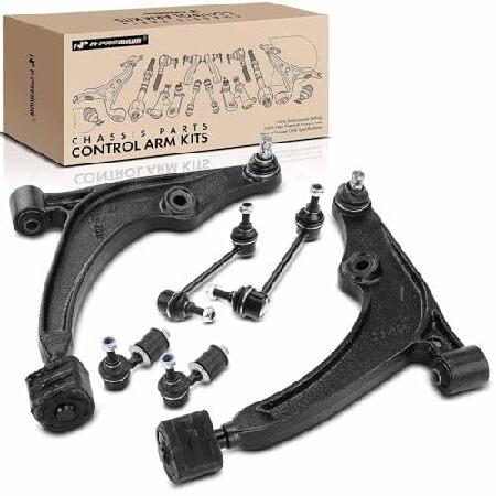並行輸入 A-Premium 6ピース フロント＆リアサスペンションキット 下部コントロールアームと...
