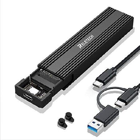 並行輸入 Reletech M.2 SSD ポータブル USB3.1 Type-C 10Gps ハー...