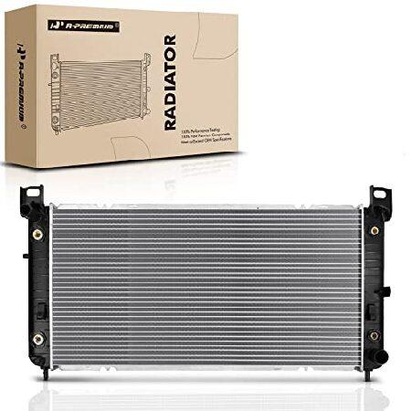 並行輸入 A-プレミアムエンジンクーラントラジエーターアセンブリオイルクーラー付きシボレーシルバラー...