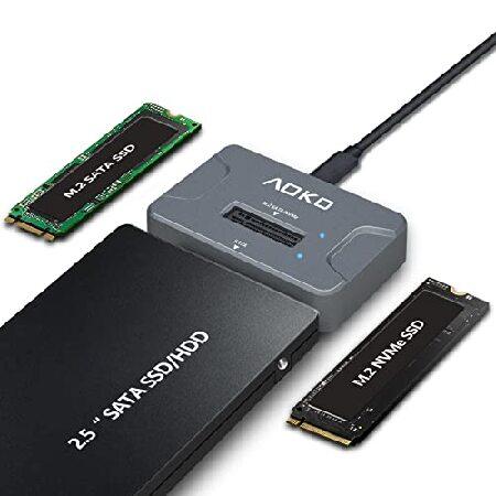 並行輸入 M.2 - USB-C 3.2(10Gbps)ドッキングステーション 2.5インチSATA...