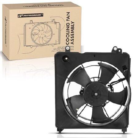 並行輸入 A-Premium エンジンラジエーター冷却ファンアセンブリ ホンダ フィット 2009 ...