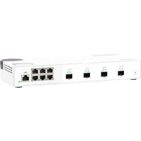 並行輸入 QNAP ( キューナップ ） QSW-M2106-4S 10GbE L2 Web マネー...