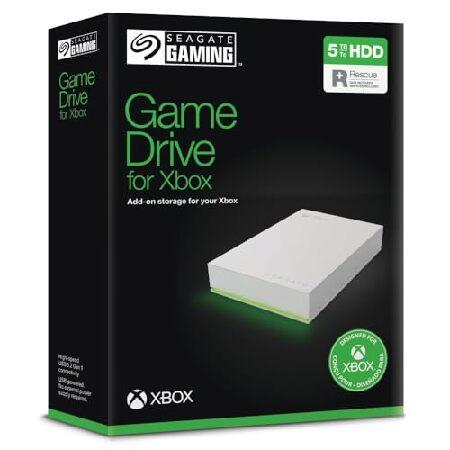 並行輸入 Seagate (シーゲイト) ゲームドライブ Xbox用 5TB 外付けハードドライブ ...