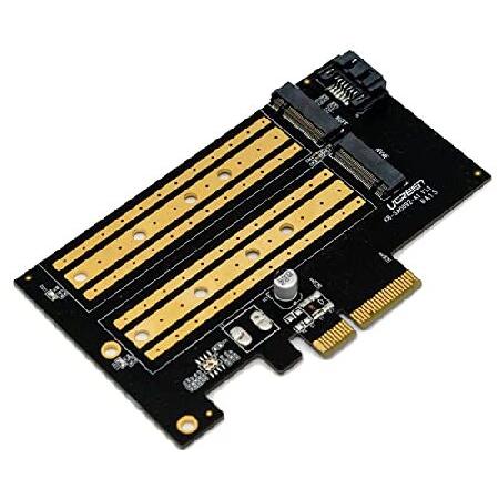 並行輸入 PCIe - M.2 NVME SSDアダプターカード 32Gbps Mキー/Bキー PC...