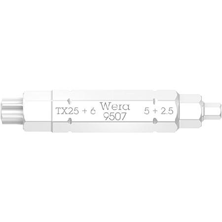 並行輸入 WERA ヴェラ 六角穴付きネジ・トルクスネジ用 4 in 1 ドライバービット 差込6....