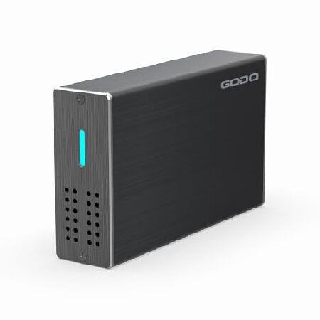 並行輸入 GODO 2.5インチデュアルベイRAIDハードドライブエンクロージャ、USB3.0~2....