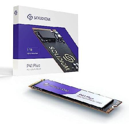 並行輸入 Solidigm(TM) P41 Plus 1TB SSD PCIe GEN 4 NVMe...