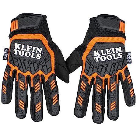 並行輸入 Klein Tools 60599 Work Gloves, Heavy-Duty Sue...