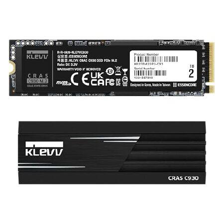 並行輸入 KLEVV CRAS C930 2TB M.2 NVMe PCIe Gen4x4 内蔵ゲー...