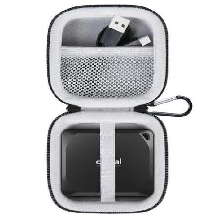 並行輸入 Lacdo ハードドライブキャリングケース 用 Crucial X9 Pro/Crucia...