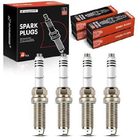 並行輸入 A-Premium Iridium Platinum Spark Plugs Compat...
