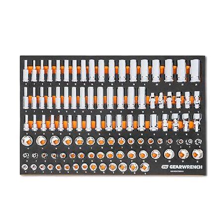 並行輸入 GEARWRENCH 104ピース 3/8インチ ドライブマスターメトリックソケットセット...
