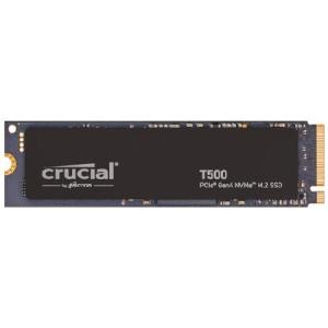 並行輸入 Crucial T500 1TB Gen4 NVMe M.2 内蔵型ゲーミングSSD 最大7300MB/秒 ノートパソコンとデスクトップ対応 + 1mo Adobe CC すべてのアプリ - CT1000T500S