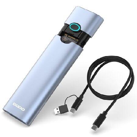 並行輸入 GODO M.2 NVMe ハードドライブエンクロージャアダプター USB 3.2 Gen...