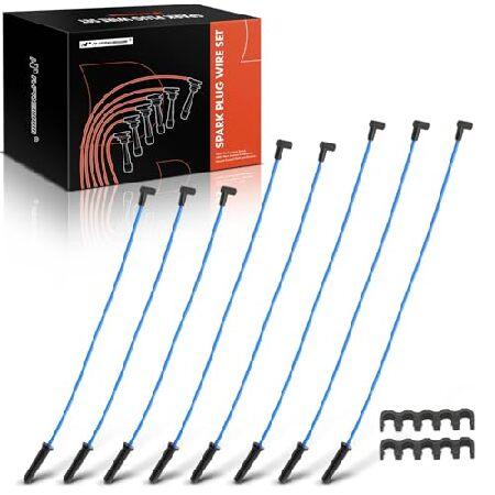 並行輸入 A-Premium 8PCS Spark Plug Wires Compatible wi...