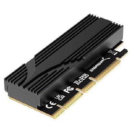 並行輸入 SABRENT M.2 NVMe SSD - PCIe x16 工具不要、拡張カード(AI...