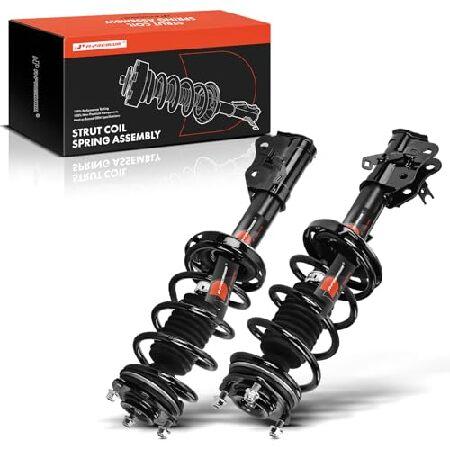 並行輸入 A-Premiumフロントペア(2)完全なストラットとコイルスプリングアセンブリ。ホンダシ...