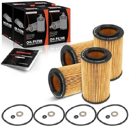 並行輸入 A-Premium 4-PC 10K Miles Protection Oil Filte...