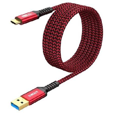 並行輸入 SUNGUY 10FT USB C 3.0 Android Auto Cable, 5Gb...