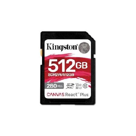 並行輸入 キングストン SDXCカード 512GB 最大280MB/s UHS-II V60 4K ...
