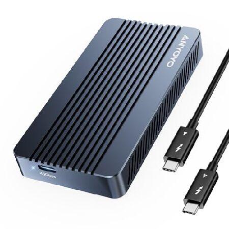 並行輸入 ANYOYO 40Gbps M.2 NVMe SSDエンクロージャ 工具不要の取り付け ア...