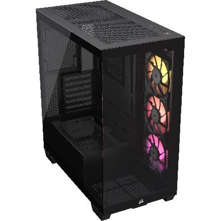 並行輸入 CORSAIR iCUE LINK 3500X RGB Tempered Glass ミド...