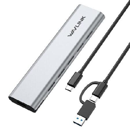 並行輸入 WAVLINK M.2 NVMe SATA SSDエンクロージャ、USB 3.1 Gen ...