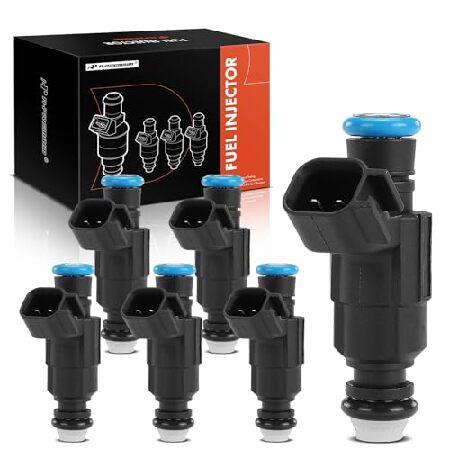 並行輸入 A-Premium Set of 6 Fuel Injectors Compatible ...