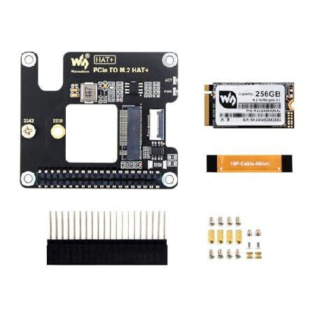 並行輸入 Waveshare PCIe - M.2アダプター Raspberry Pi 5用 256...