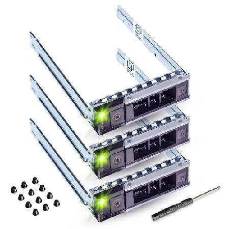 並行輸入 DRIVECADDY 3個パック 3.5インチハードドライブキャディ - Dell Pow...
