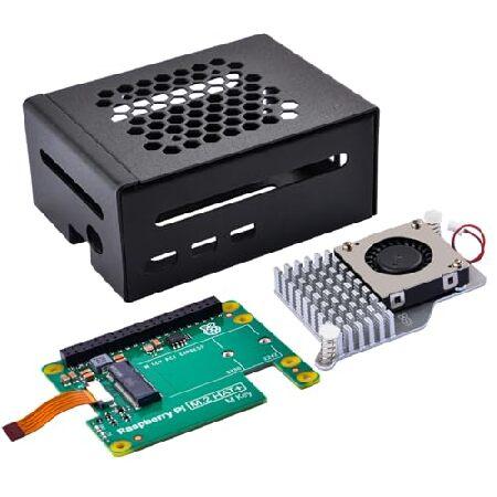 並行輸入 GeeekPi メタルケース Raspberry Pi 5用、公式Raspberry Pi...