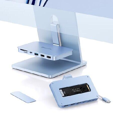 並行輸入 Minisopuru USB C Hub for iMac, Supports 10Gbp...