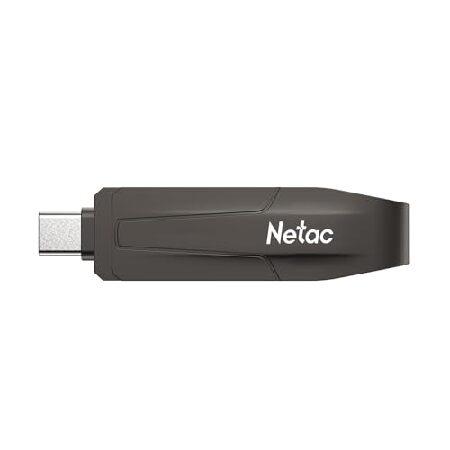 並行輸入 Netac 128GB ポータブル外付けUSBソリッドステートドライブ 最大550MB/秒...