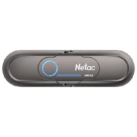 並行輸入 Netac 512GB ポータブル 外付けUSB ソリッドステートドライブ Type-c ...