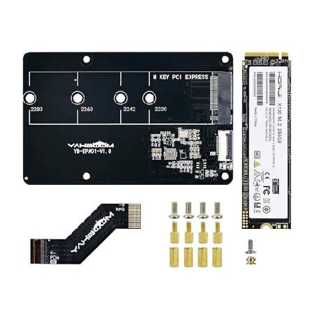 並行輸入 Yahboom M.2 NVMe - PCIeアダプター M.2 HAT+ Raspber...