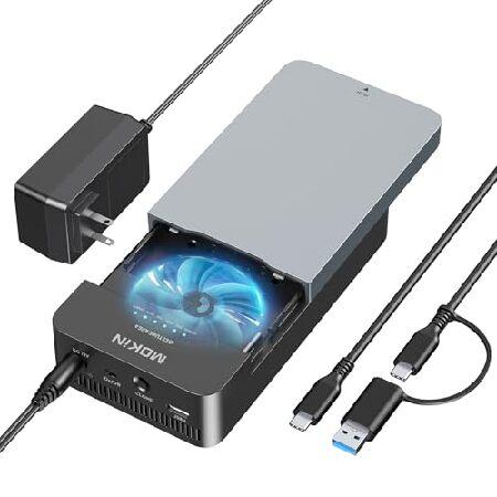 並行輸入 MOKiN NVMe M.2 デュプリケーター デュアルベイ オフラインクローン ツールフ...