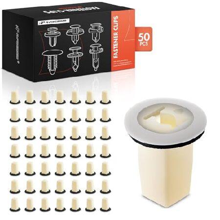 並行輸入 A-Premium 50個 ナイロントリムパネル スクリュー グロメット リテーナークリッ...