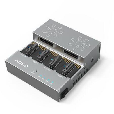 並行輸入 AOKO M.2 NVMe SSD Cloner Duplicator with Cool...