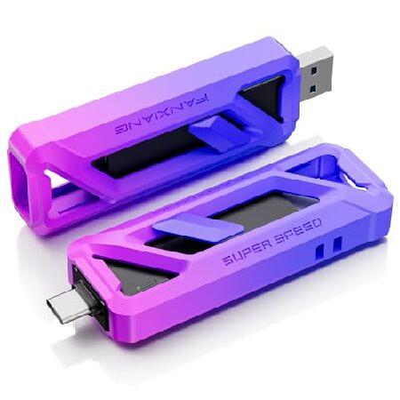 並行輸入 fanxiang Flash Drive 2TB, Up to 2050MB/s USB ...