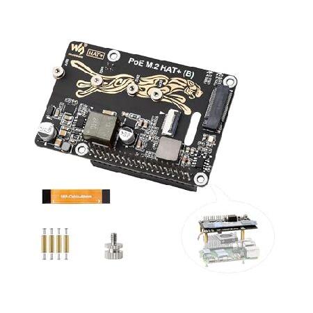 並行輸入 PCIe - M.2アダプター PoE機能付き Raspberry Pi 5、Pi 5 N...