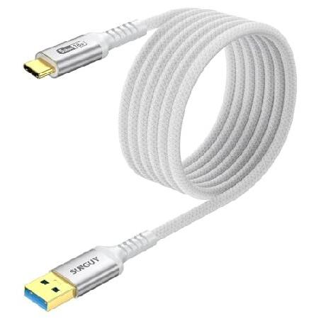 並行輸入 SUNGUY 10FT USB C 3.0 Android Auto Cable, 5Gb...