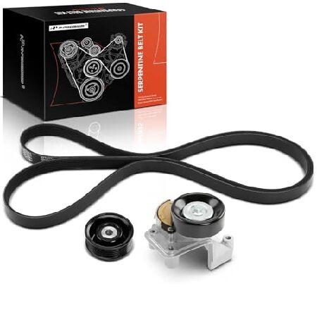 並行輸入 A-Premium Engine Serpentine Belt Drive Kit Co...