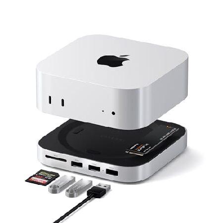 並行輸入 Satechi Mac Mini M4 ハブ ＆ スタンド NVMe SSD エンクロージ...