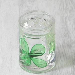 アクリル製歯ブラシスタンド/洗面所用具 〔ライラック〕 造花 S11-A8860