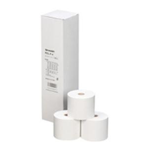 （まとめ）シャープ SHARP レジ用ロール 普通紙 ROL-P-4 5巻 〔×6セット〕